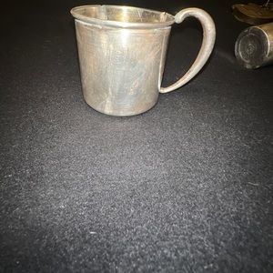Sterling silver baby cup